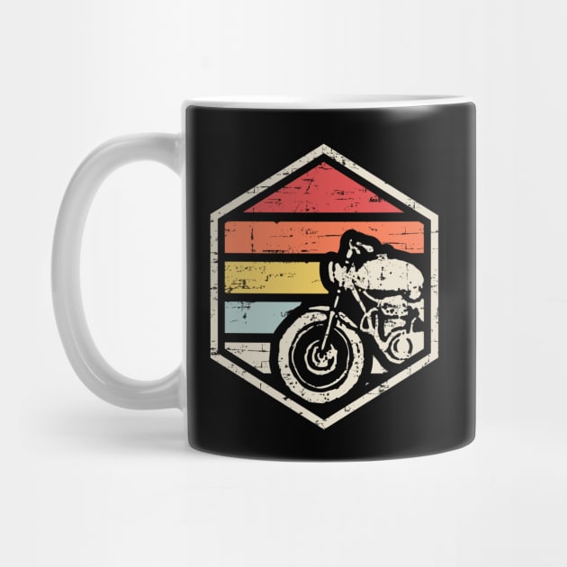 Retro Badge Biker Dark by rojakdesigns